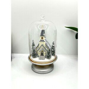 Sconce Chruch Scene Under Glass 7” Ornaments By Valerie